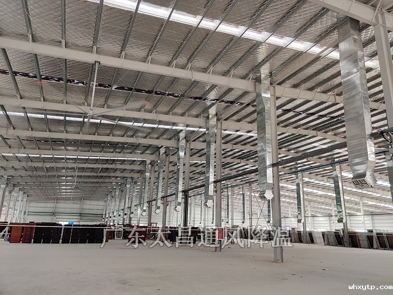 大面积车间降温案例