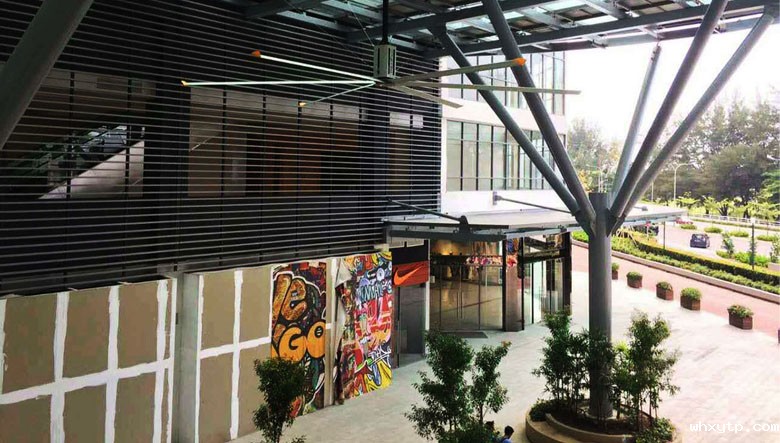 商业中心工业大风扇安装案例