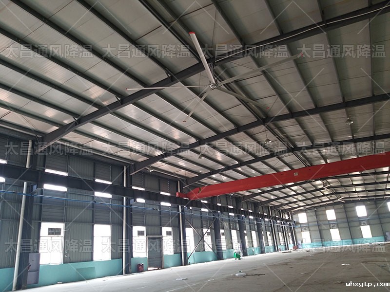 钢结构厂房hth体育优惠活动工业风扇安装-(2).jpg