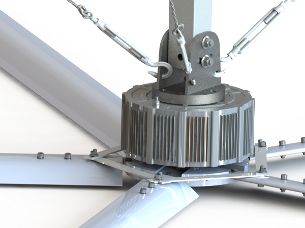各类仓库厂房通风降温必备工业大风扇