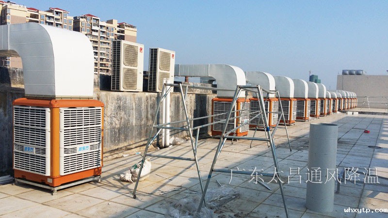 注塑厂通风降温案例