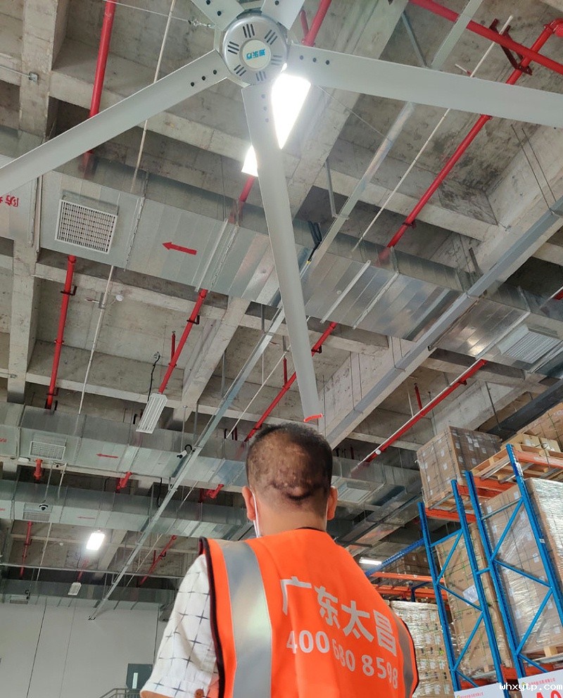工业大风扇安装